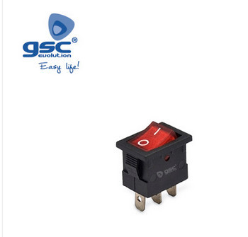 001105500 - 5u bolsa SPST ON / OFF interruptor com luz 6A-10 (4) A 8433373055001