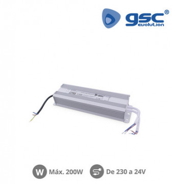 001504584 - Tiras de LED de fonte de alimentação 24V 200W IP67 8433373045842