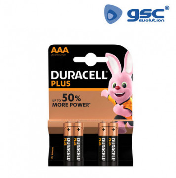 009000111 - Pilha alcalina DURACELL Plus LR03 (AAA), Blister 4 5000394018457
