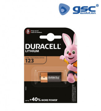 009000142 - Bateria de lítio Duracell Ultra M3 123 Blister 1 5000394123100