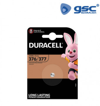 009000155 - Duracell 377 Blister 1 bateria de relógio 5000394063000