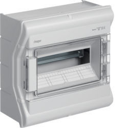 02 - VE112SN - 3250616450448 vector estanque IP65 1 fila 12M HAGER