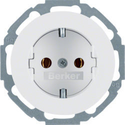 47552089 - R.classic - tom. Schuko obtur, branco BERKER EAN:4011334377047