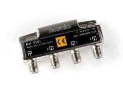 5151 -8424450051511 TELEVES - Repartidor Interior (5-2400MHz) 3D "F" 7dB DC