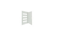 62080 4JB - INT E PORTA P/QUADR DISTR BX PERF 80MÓD(4X20) EFAPEL 5603011621452