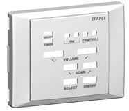 70703 TBR - 5603011563936 CENTRO P/COMANDO DE 1 CANAL MONO C/FM BRANCO EFAPEL