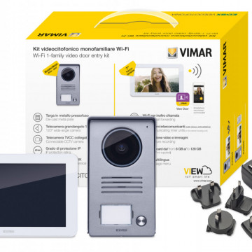 ELVOX Kit de videoporteiro monofamiliar com WIFI - K40945