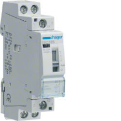 ERC125 - Contactor com manu 25A, 1NA, 230V HAGER EAN:3250612400560