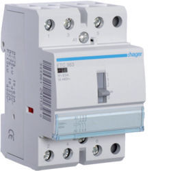 ETC363 - Contactor dia/noite 63A, 3NA, 230V 3M HAGER EAN:3250612401390
