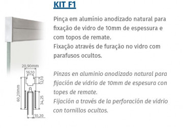 MOTORLINE KIT F1 (MT) PORTAS DE VIDRO AUTOMÁTICAS (ACESSÓRIOS)