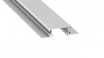 PFA8201 - Perfil alum. Linha Design Encastre 57,4x14,8x2000mm Anod. ZATI - Quant. fornecida = 1 un
