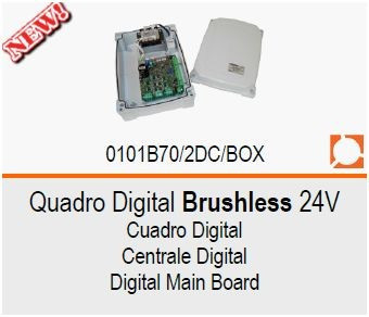 ROGER Quadro Digital Brushless 24V B70/2DC/BOX
