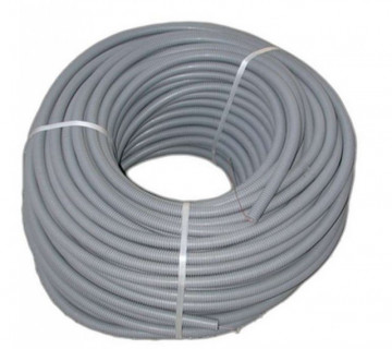 TUBO ANELADO C/ GUIA 16 CINZA