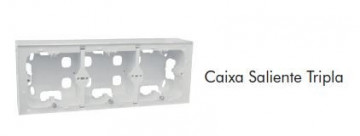 10995 ABR - CAIXA SALIENTE TRIPLA LOGUS 90 BRANCA EFAPEL 5603011613884