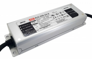 203535.2200 - Fonte de Alimentação Estanque Mean Well 24Vdc 200W Ajust. IP65 XLG-A - Quant. fornecida = 1 un