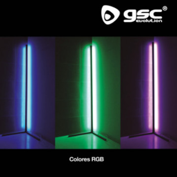 204405001 - Candeeiro de pé com controlo e sensor de som rítmico 18W RGB + 6500K