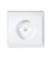 50901 TBM - ESPELHO MONOBLOCO P/TOMADA 2P BRANCO MATE EFAPEL 5603011630195
