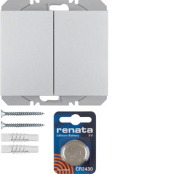 85656277 - K.1/K.5 - BP duplo KNX RF, alumínio mate BERKER EAN:4011334382232