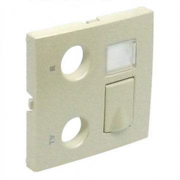 90774 TPE - CENT TOM MISTA R-TV-RJ45/R-TV-RJ45-FO PÉROLA EFAPEL 5603011572990