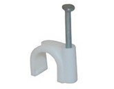 Clip fixação cabos 6mm (100un)