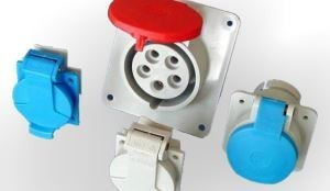 JSL - Tomada Industrial de encastrar em painel 16A 3P+T(E) IP44