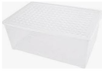 KETER CURVER 196065 Caixa Textil 45L P(cm)59,6 A(cm)23 L(cm)39,4