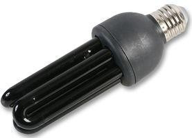 Lampada Economizadora E27 2U 15W Luz Negra