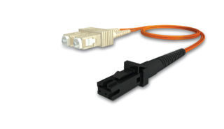 LM-010D6MTPSCP - Patch Cord jumper MTRJ - SC MM 62,5/125 Duplex 1m LSZH LIGHTMAX
