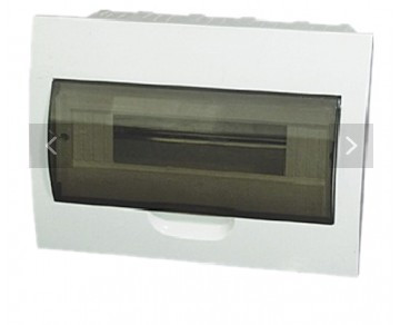 O40E18 - QUADRO DISTRIBUIÇÃO 18 MÓD. ENCASTRAR, IP40, C/ BARRAS TERRA, PORTA BRANCA OMNIUM ELECTRIC