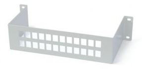 Painel p' fixação adaptadores Par de Cobre | Coaxial (até 24 conectores)