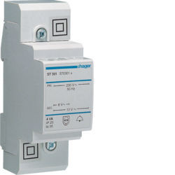 ST301 - Transf. campaínha 230V/8-12V 4VA 2M HAGER EAN:3250615703019