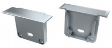 TP2121 - Topo Plastico Silver P/Perfil DAKAR - Quant. fornecida = 1 un