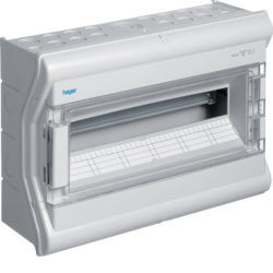 VE118F - vector estanque IP55 1 fila 18M HAGER EAN:3250616458062