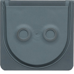 WNA690 - cubyko - Entrada p/ 2 cabos, cinzento HAGER EAN:3250617174909