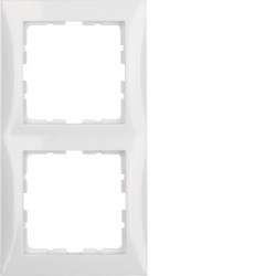 10128989 - S.1 - quadro x2, branco BERKER EAN:4011334276845