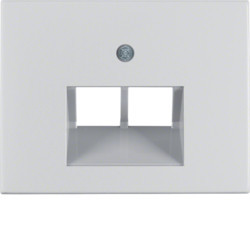 14097003 - K.1/K.5 - espelho RJ45 duplo, alumínio BERKER EAN:4011334384212