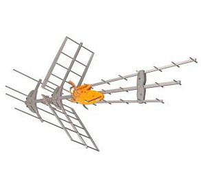 149442 -8424450185407 TELEVES - Antena Terrestre DAT BOSS MIX 790 BIII/UHF (C5-12/21-60) G 8,5/16dBi BOSS OFF, G 36,5/44dBi BOSS ON (Embalagem coletiva)