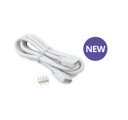 204005001 - Extensão para tira LED RGB macho para fêmea 1M 8433373038639