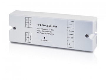 2111226.5360 - Controlador Temp. Cor 12-36Vdc 3x120W (24Vdc) RF c/ Comando - Quant. fornecida = 1 un