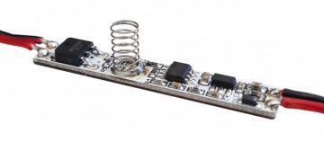 2114518.448 - Interruptor dimer tatil p/perfil led C/ luz 12-24Vdc 4A - Quant. fornecida = 1 un