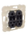 21207 - BOTÃO BASCULANTE DUPLO LUMINOSO 12V EFAPEL 5603011615475