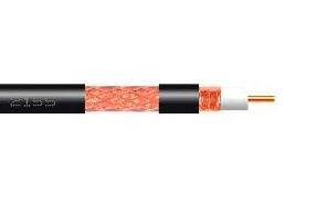 214108 -8424450123065 TELEVES - Cabo Coaxial T-100plus PVC ITED Eca Class A 16VRtC Ø 1,13/4,8/6,6mm Preto