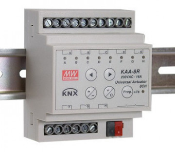 219634.380 - Módulo Mean Well KNX 8 Saídas 10A/Ch. KAA - Quant. fornecida = 1 un