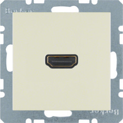 3315438982 - S.1/B.x - tomada HDMI ficha 90º, creme BERKER EAN:4011334341819