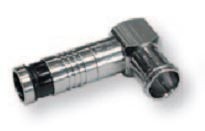 410701 -8424450154182 TELEVES - Conector Angular Blindado compressão "F" rápido