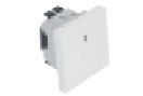 45162 SBM - BOTÃO BASCULANTE LUMINOSO (12V) 2 MÓD BR MATE EFAPEL 5603011626594