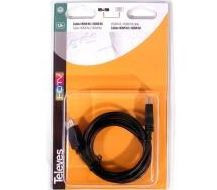 494501 -8424450144152 TELEVES - Cabo HDMI M-M Preto 1,5m (Blister T1)