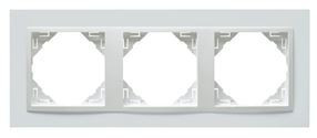 90930 TBB - 5603011592417 ESPELHO TRIPLO BRANCO/BRANCO EFAPEL