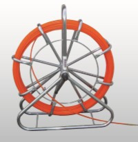 BAAS 770680 Guia Passa Cabos Baas Fibra de Vidro 77 6mm 80M + Bobine Vertical