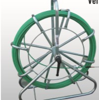 BAAS 781030 Guia Passa Cabos Baas Aço Flexível Coberto Nylon 78 Ponteira Intercambiável 6mm 30M com Enrolador